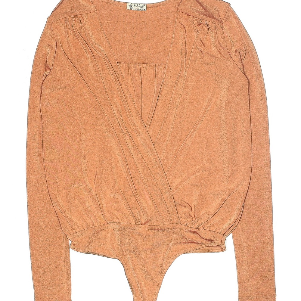 Free People Turnt Ginger Spice Thong Bodysuit size S - Picture 3 of 4